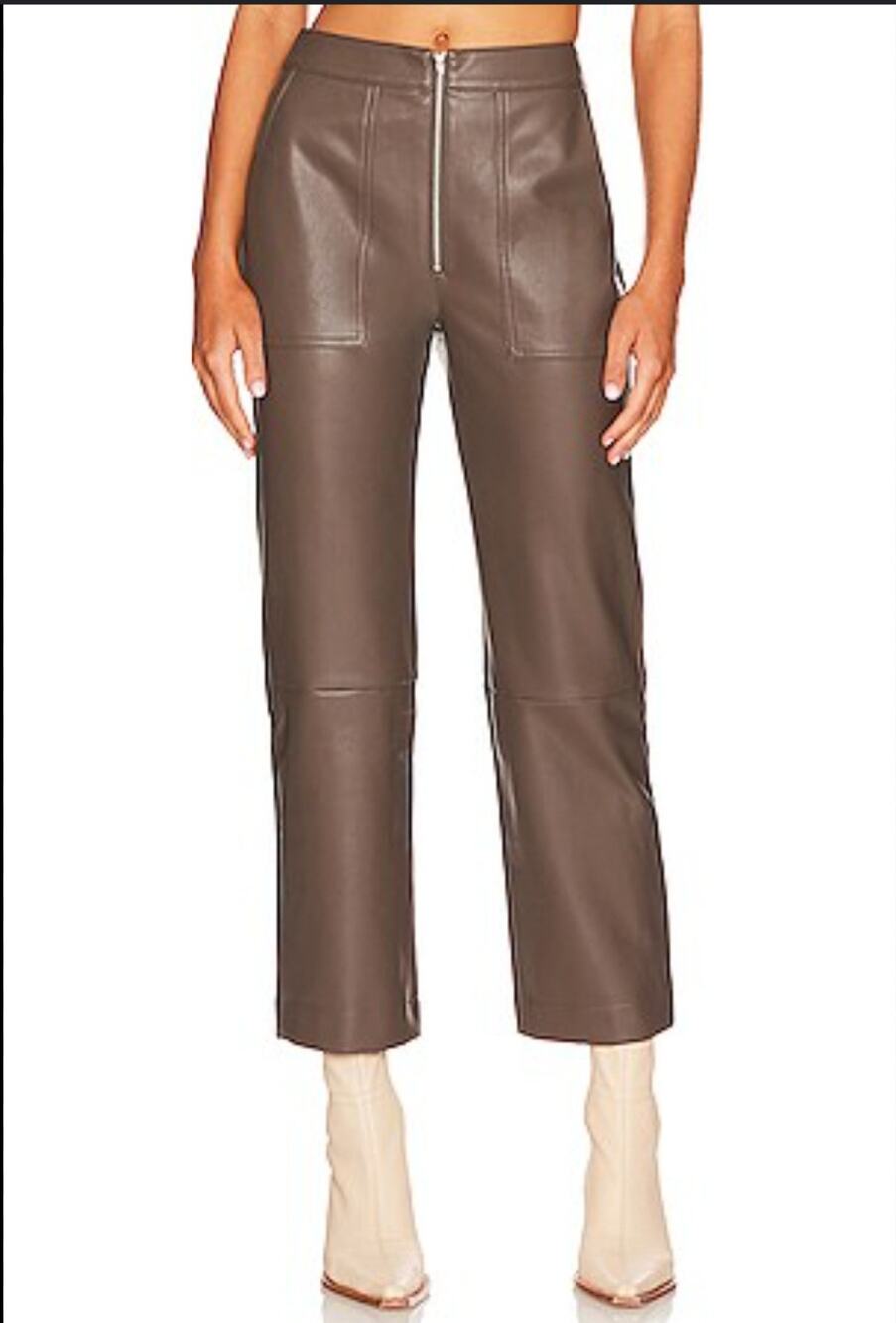 Revolve LNA Clothing Faux Leather Pants Size Large